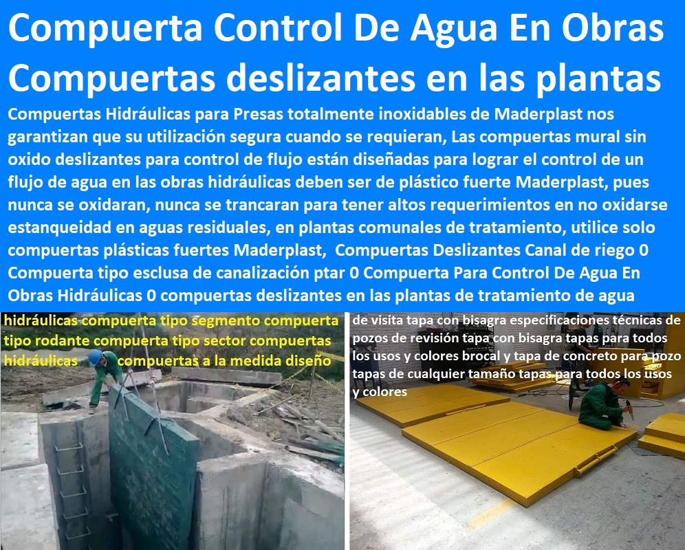 Compuertas Deslizantes Canal de riego 0 Compuerta tipo esclusa de canalización ptar 0 Compuerta Para Control De Agua En Obras Hidráulicas 0 compuertas deslizantes en las plantas de tratamiento de agua Compuertas Acero plástico Compuertas Deslizantes Canal de riego 0 Compuerta tipo esclusa de canalización ptar 0 Compuerta Para Control De Agua En Obras Hidráulicas 0 compuertas deslizantes en las plantas de tratamiento de agua Compuertas Acero plástico